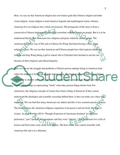 What does the book The American born Chinese reveal about the American religious experience