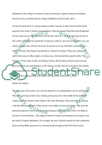 Of God and Men by Xavier Beauvois