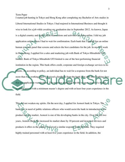 The Hiring Practices In Europe And The United States