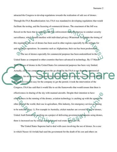 Drones in the USA and across the World