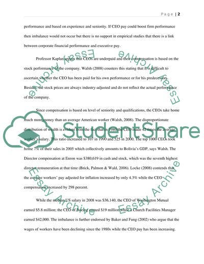 American CEOs Research Paper