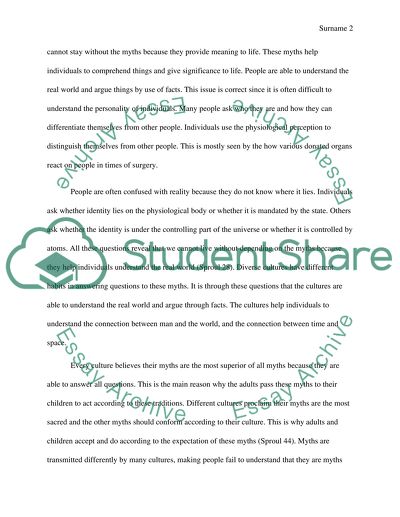 Philosophy: Creation Myths