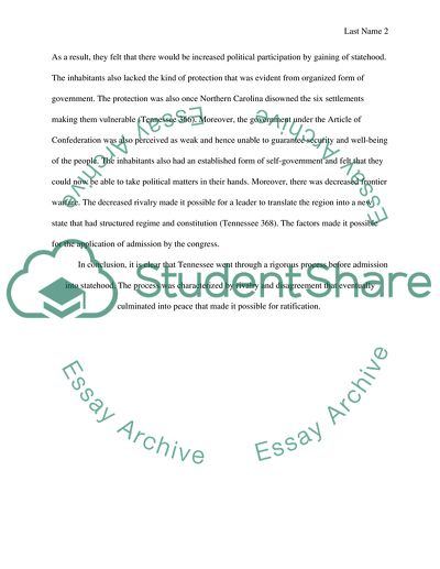 Early Development and Statehood