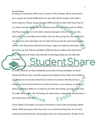 Biography of John Wayne Gacy Jr