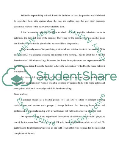 Managing Diversity Personal Statement