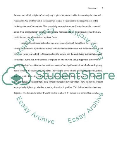 Individual Degree of Freedom