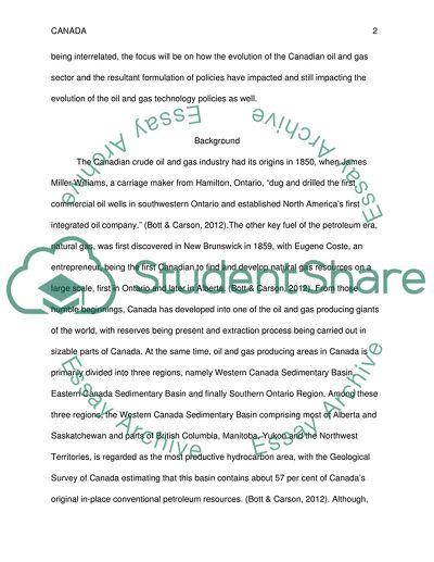 The Evolution of the Oil and Gas Technology Policy