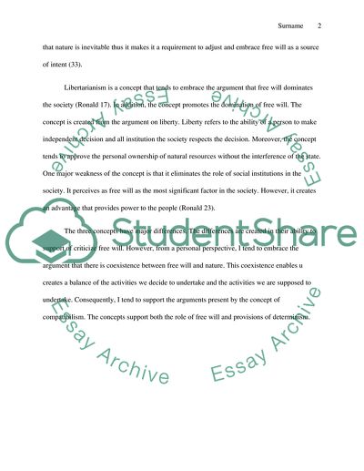 Comparing different philosophical theory