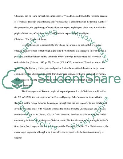 Persecution of Christians by the Roman Empire