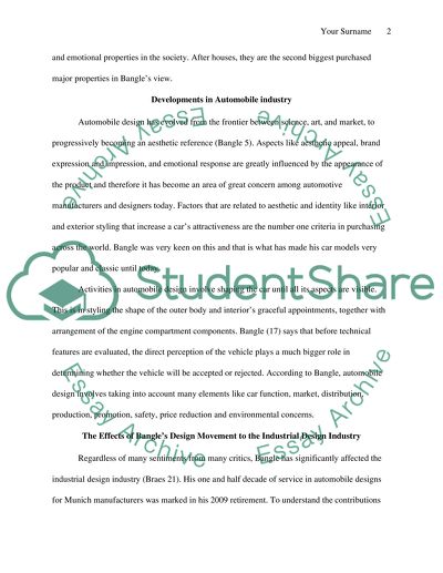 Personal impression of Car designer Chris Bangle and his design