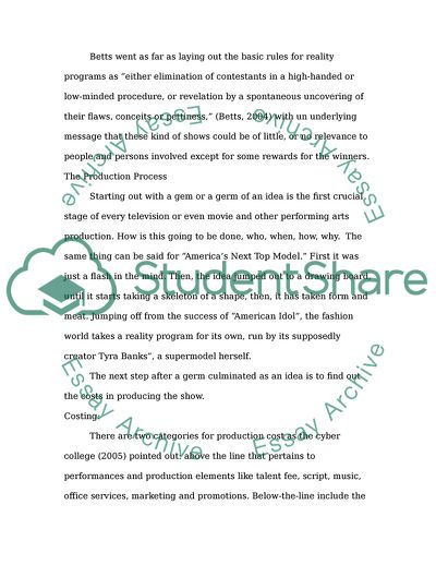 Americas Next Top Model TV Program