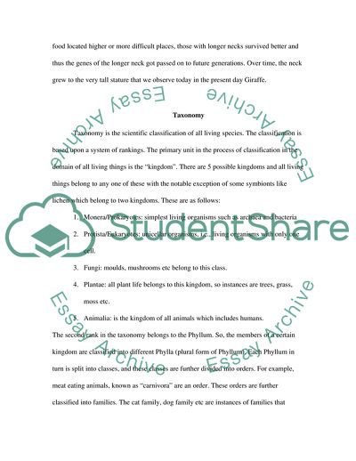 Theory of Evolution and Evidence for Natural Selection