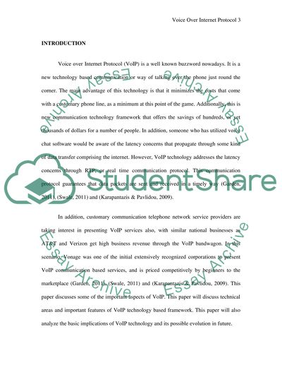 Voice over Internet Protocol (VOIP) Basics