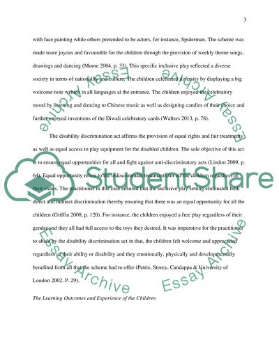 Work based practice in childhood studies