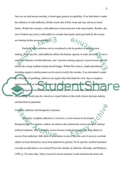 Drug Addiction as a Serious Problem