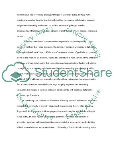 Financial Accounting Theory