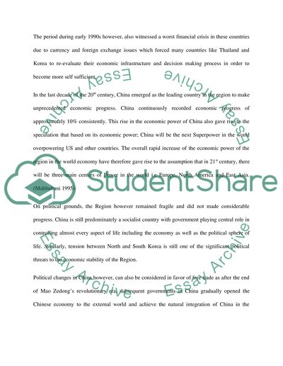 State of the Economy, Its Orientation, and Success in East and Southeast Asia in the Past Two Generations