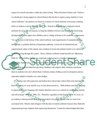 Do School Uniforms Hinder of Help Students in Public Schools