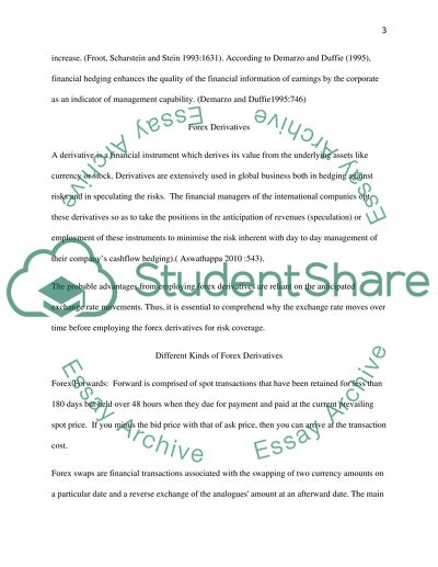 Why might firms with exposure to foreign markets use foreign currency derivatives