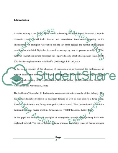 Global aviation industry introduction picture