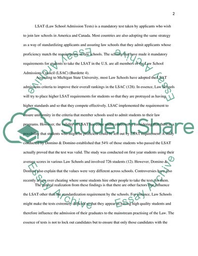 How Many Students Took the Law School Admission Tests