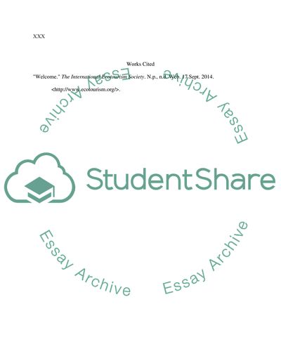 The Intricacies of Ecotourism