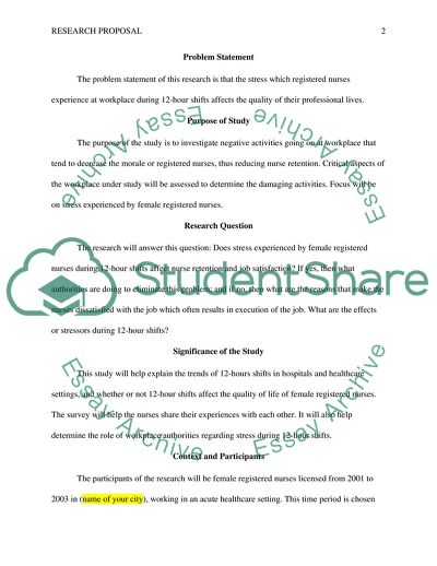 The Effect of 12-Hour Shift on Registered Nurses