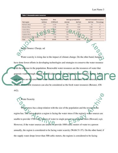 Renewable Water Sources in Desert Regions of the World