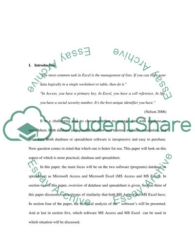 Database or Spreadsheet: Which Is More Practical