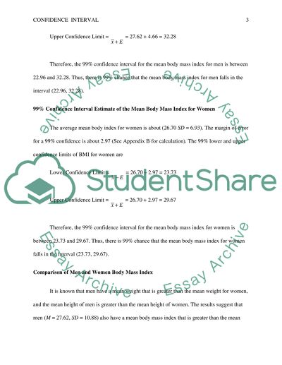 Confidence Intervals