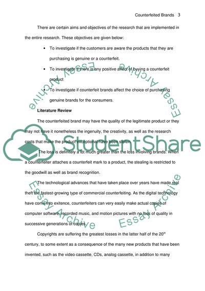 Are the Customers Aware if the Products They Purchase Are Genuine or a Counterfeit