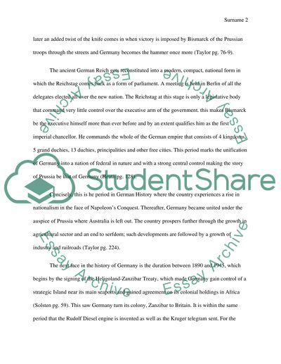 Modern Germany in the span 1648 to the present day