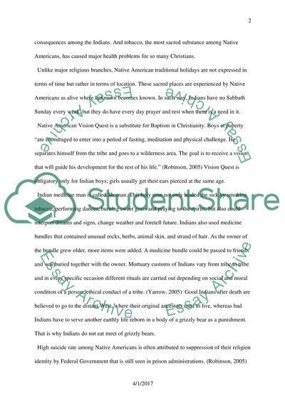 Religion of the Native Americans