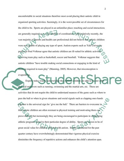 Impact of Inclusion on Autistic Children