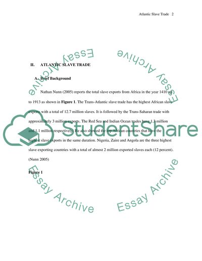 Atlantic Slave Trade and Christianity