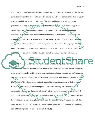 Varieties of Judgment in the Critique of Pure Reason