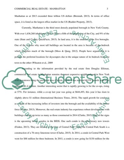 Commercial real estate- Manhattan