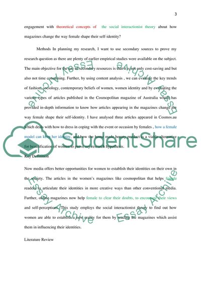 How Magazine Changes the Way Female Shape Their Self-Identity