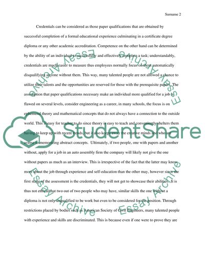 Body of Knowledge : Is it Ethical to Associate Credentials With Competency