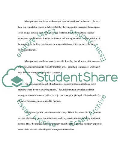 Business organisation policy