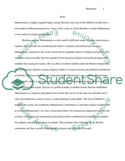 How Muslims Consider Muhammad