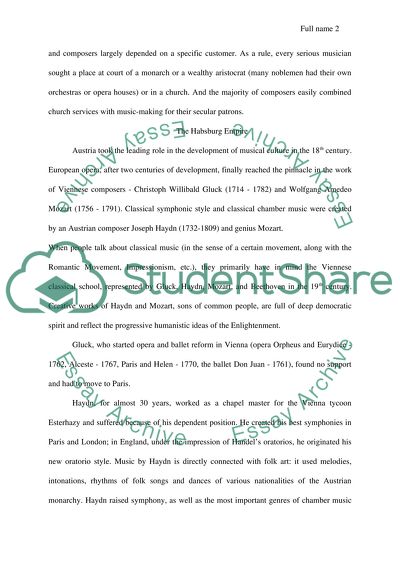 Music of the 18th Century