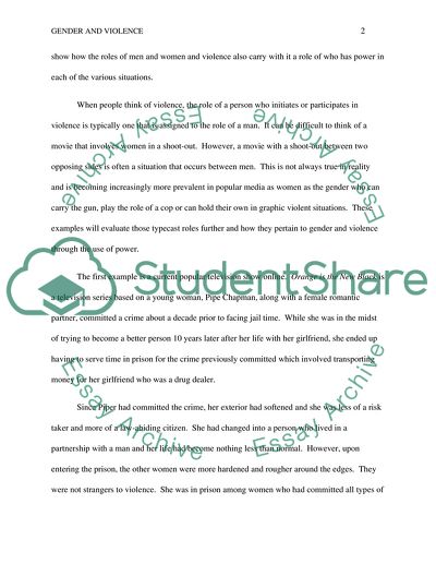 Power in Gender Violence