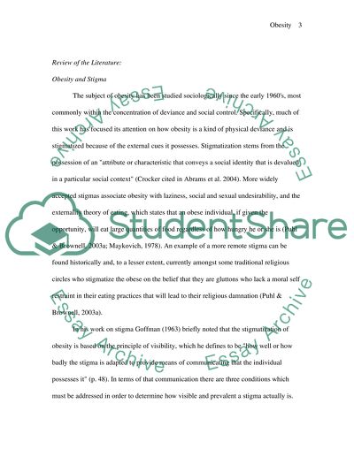 Examining the Social Implications of Obesity