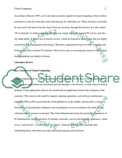 Key Concepts of Cloud Computing