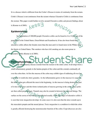 Diagnosis And Surgical Treatment Of Ulcerative Colitis