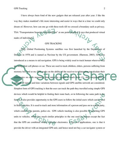 Goverment Ivading Privacy: GPS Tracking