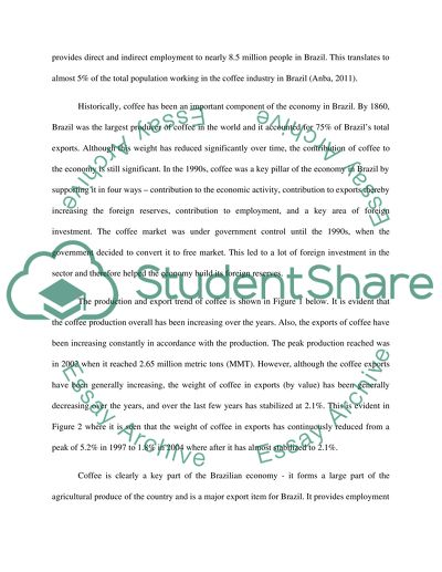 The Importance of Coffee in the Brazilian Economy