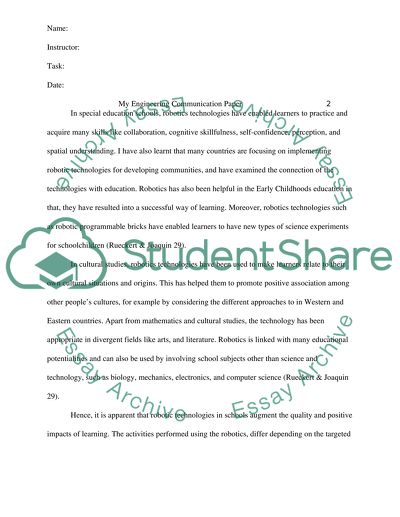 Science-Engineering - Robotic Technology