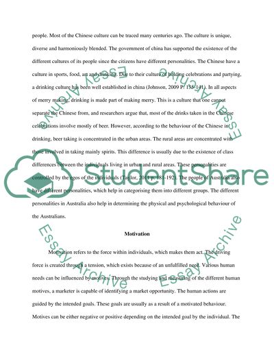 Consumer Behaviour in China